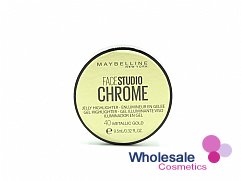 6 x Maybelline Face Studio Chrome Jellly Highlighter - 40 METALLIC GOLD